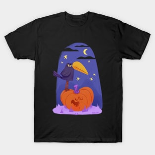 Crow and Pumpkin T-Shirt